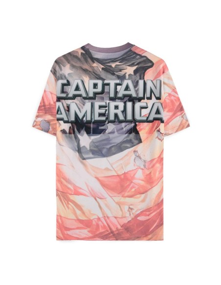 Captain America Brave New World T-Shirt Digital American  Difuzed