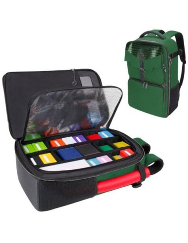 Enhance TCG Series Card Backpack Collector's Edition Green