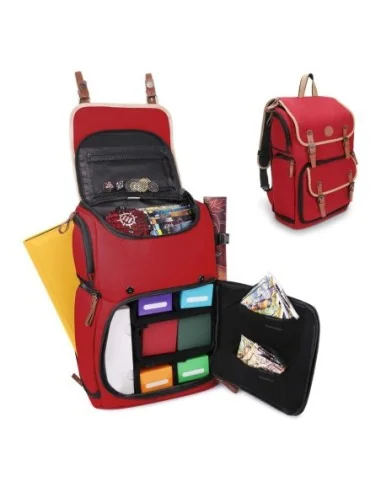 Enhance TCG Series Trading Card Backpack Designer Edition Red