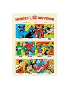 DC Comis Art Print 90th Anniversary Heroes Limited Edition 42 x 30 cm  Fanattik