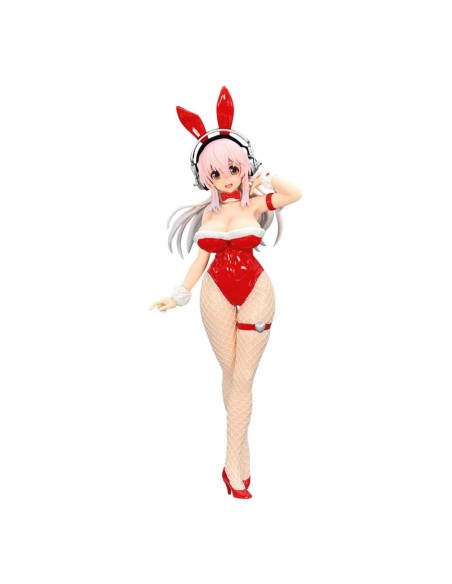 Super Sonico BiCute Bunnies PVC Statue Red Color Ver. 30 cm