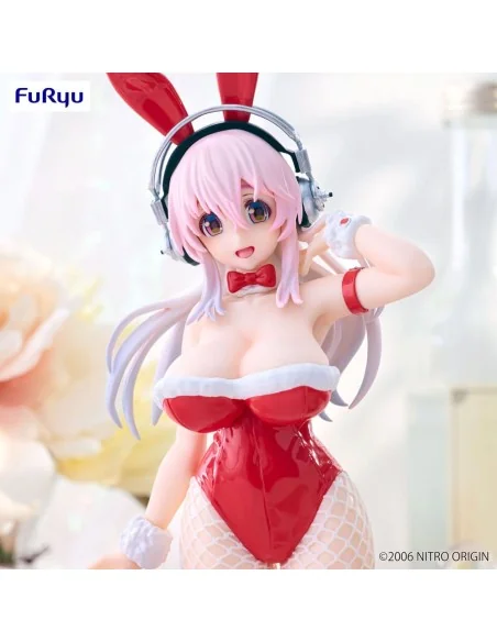 Super Sonico BiCute Bunnies PVC Statue Red Color Ver. 30 cm