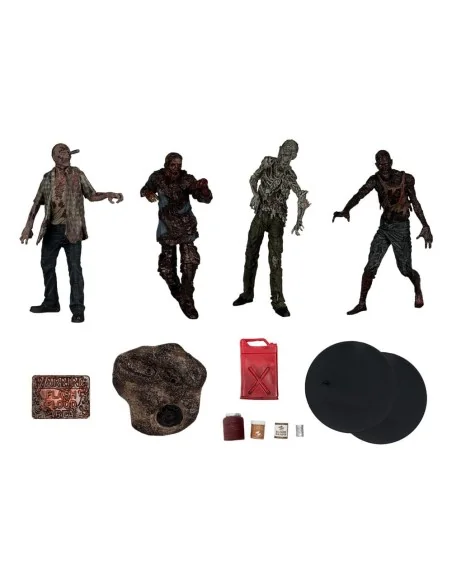 The Walking Dead afs 4-Pack Walkers 13 cm