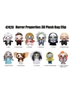 Horror Plush Bag Clips Display (24)