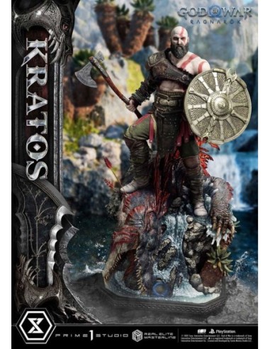 God of War: Ragnarok Real Elite Masterline Series Statue 1/3 Kratos Ultimate Version 95 cm