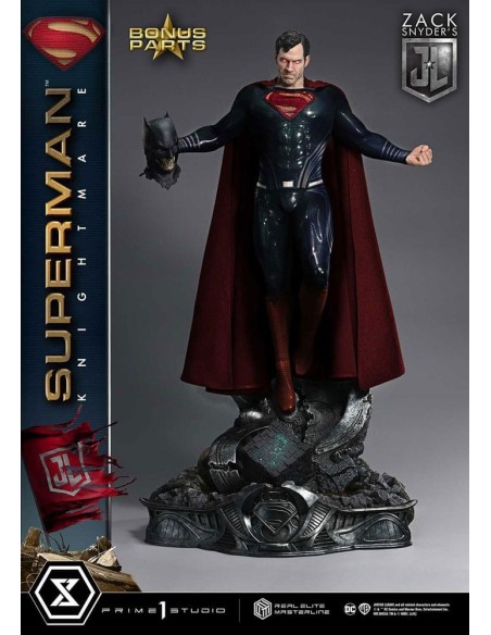 Zack Snyder's Justice League Real Elite Masterline Series Statue 1/3 Superman Knightmare Color Edition Deluxe Bonus Ver. 95 cm