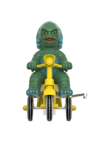 Universal Monsters Super Cycles af Creature from the Black Lagoon (Dark Green with Yellow Trike) 13 cm