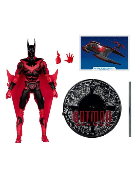 Batman Beyond Batman & The Batmobile Gold Label 53 cm