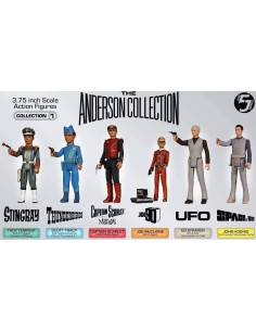 The Anderson Collection Retro Action Figures Wave 1 10 cm Assortment 6 pcs