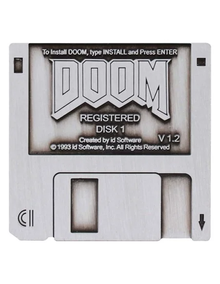 Doom Pin Badge Floppy Disk Limited Edition