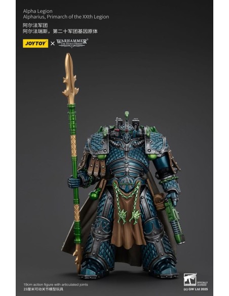 Warhammer The Horus Heresy Action Figure Alpha Legion Alpharius, Primarch of the XXth Legion 25 cm