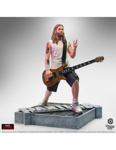 Pantera Rock Iconz Statue Rex Brown (Reinventing the Steel) 22 cm