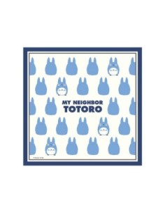 My Neighbor Totoro Handkerchief Totoro Silhouette Blue 43 x 43 cm