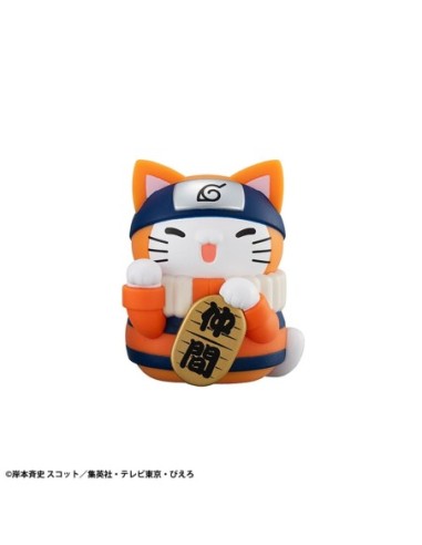 Naruto Shippuden Mega Cat Project Nyaruto! Trading Figures Fortune Cats Coloful 7 cm Assortment (6)