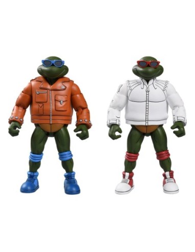 Teenage Mutant Ninja Turtles (Cartoon) Action Figure Punk Leo and Punk Raph 2 Pack 18 cm