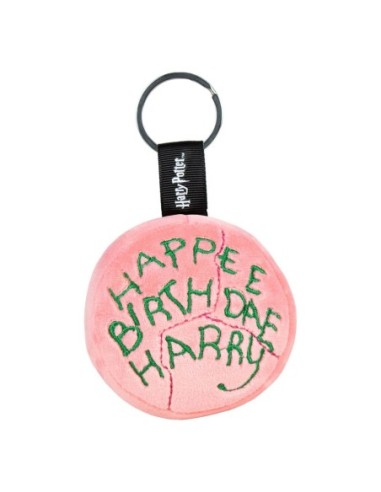 Harry Potter Plush Keychain with metal ring Happee Birthdae Harry Cake 10 cm