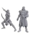 D&D Nolzur's Marvelous Miniatures Unpainted Miniature Jaheira & Halsin  WizKids