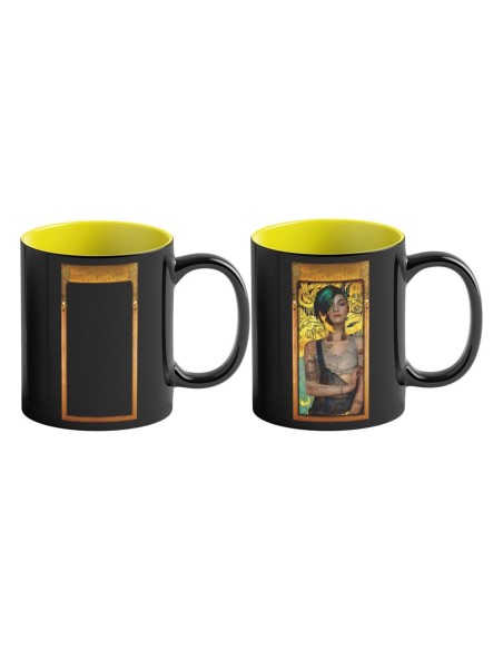 Cyberpunk 2077 Game Art Chronicles Heat Change Mug Judy inspired by Gustav Klimt 450 ml