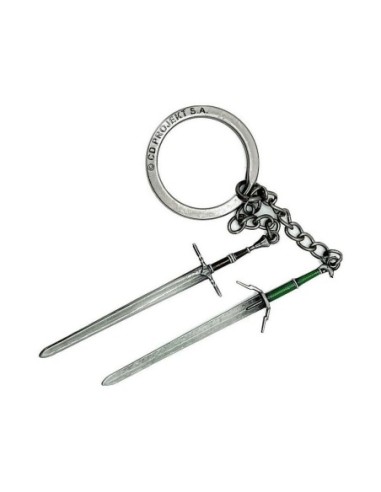 The Witcher III: Wild Hunt Keychain Geralt Two Swords