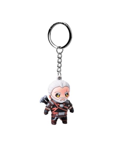 The Witcher III: Wild Hunt Vinyl Keychain Geralt of Rivia