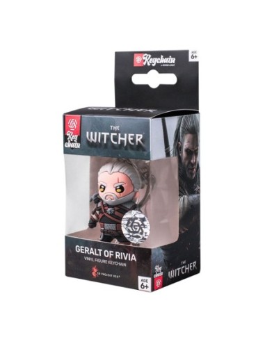 The Witcher III: Wild Hunt Vinyl Keychain Geralt of Rivia