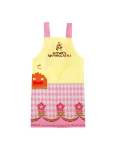 Howl's Moving Castle Apron Calcifer & Flower