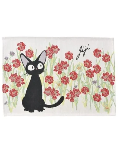 Kiki's Delivery Service Cloth Lunch Napkin Jiji Red Flowers