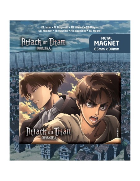 Attack on Titan Fridge Magnet Eren & Levi