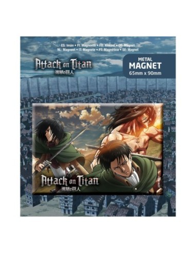 Attack on Titan Fridge Magnet Trio