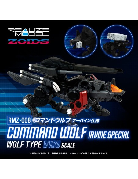 Zoids Plastic Model Kit 1/100 RMZ-008 Command Wolf Irvine Special 16 cm  TAKARA TOMY