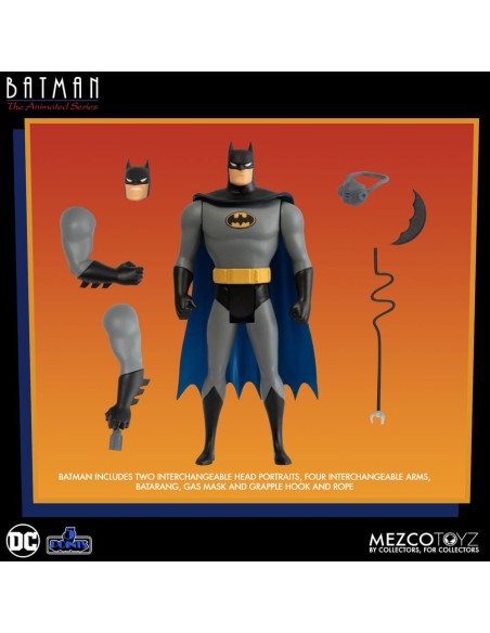 DC Comics 5 Points Action Figures Batman: The Animated 9 cm 99,99 € Mezco Toyz