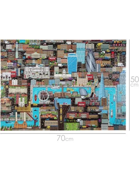 8-Bit Pixel Puzzle London Level 3 1000 Pieces 12,99 € Bopster