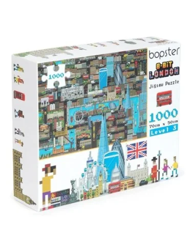 8-Bit Pixel Puzzle London Level 3 1000 Pieces 12,99 € Bopster