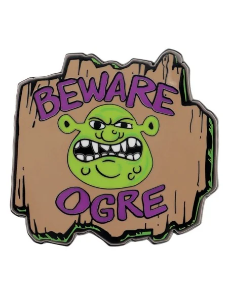 Shrek Pin Badge Beware Ogre Limited Edition