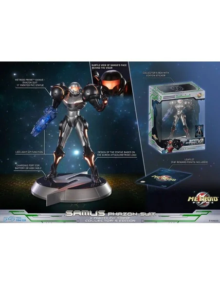 Metroid Prime PVC Statue Samus Phazon Suit Collector´s Edition 28 cm