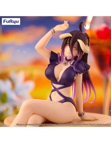 Overlord Noodle Stopper PVC Statue Albedo Swimsuit Dark Purple Color Ver. 16 cm