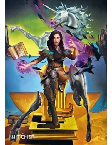 The Witcher III: Wild Hunt Game Art Chronicles Puzzle Yennefer inspired by Salvador Dali (1000 pieces)  Good Loot