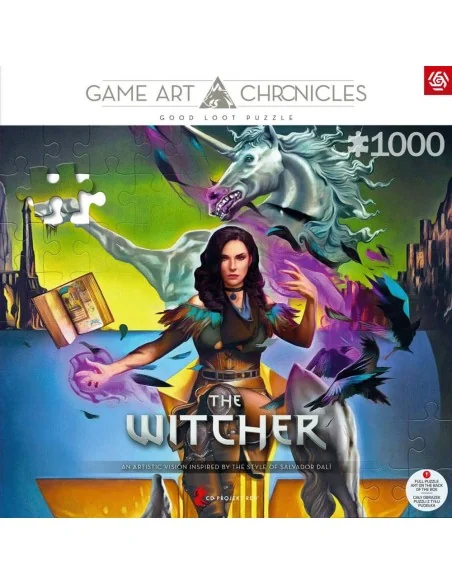 The Witcher III: Wild Hunt Game Art Chronicles Puzzle Yennefer inspired by Salvador Dali (1000 pieces)  Good Loot