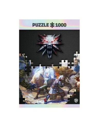 The Witcher III: Wild Hunt Gaming Puzzle Geralt & Triss in Battle (1000 pieces)