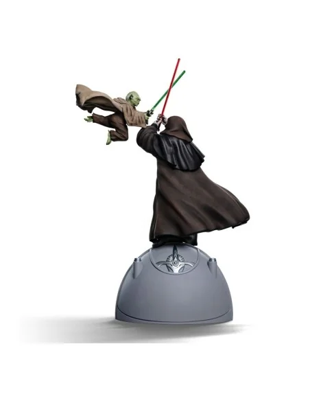 Star Wars Deluxe Art Scale Statue 1/10 Yoda vs Emperor Palpatine (CCXP Exclusive 2024) 31 cm