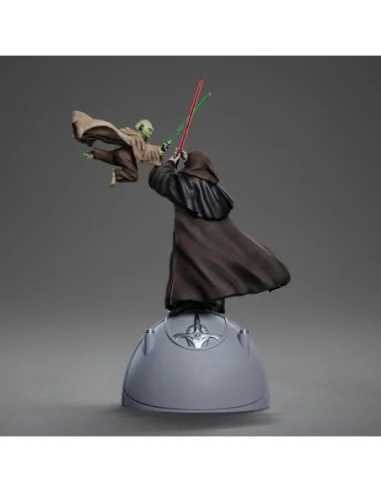 Star Wars Deluxe Art Scale Statue 1/10 Yoda vs Emperor Palpatine (CCXP Exclusive 2024) 31 cm