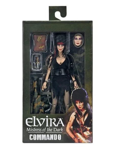 Elvira: Mistress of the Dark Clothed Action Figure Commando Elvira 20 cm  Neca