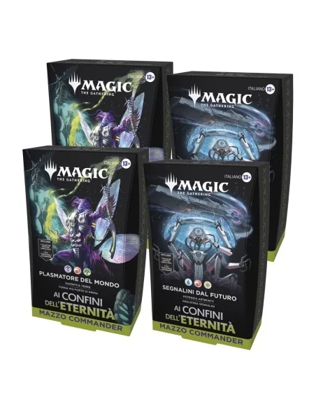 Magic the Gathering Ai Confini dell'Eternità Commander Decks Display (4) italian