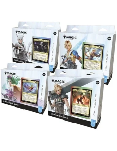 Magic the Gathering Final Fantasy Commander Decks Collector's Edition Display (4) english