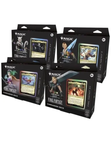 Magic the Gathering Final Fantasy Commander Decks Display (4) english