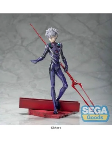 Evangelion: 3.0+1.0 Thrice Upon a Time Luminasta PVC Statue Kaworu Nagisa x Spear of Longinus 21 cm