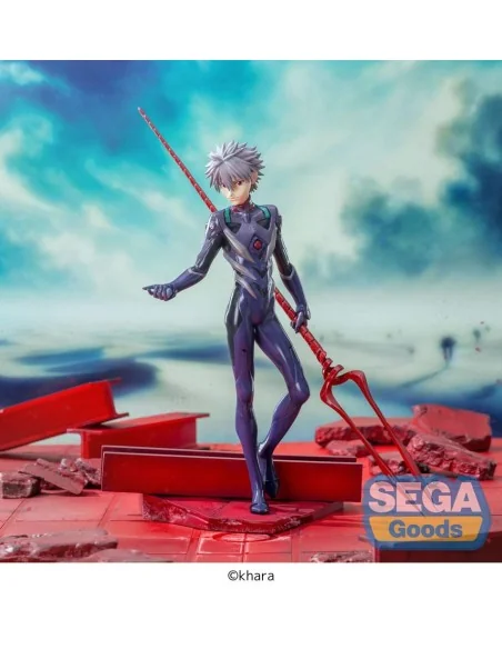 Evangelion: 3.0+1.0 Thrice Upon a Time Luminasta PVC Statue Kaworu Nagisa x Spear of Longinus 21 cm