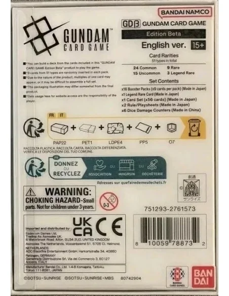 Gundam BETA Card Game ENGLISH Limited Edition Sealed with plastic wrap 499,99 € bandai trading cards