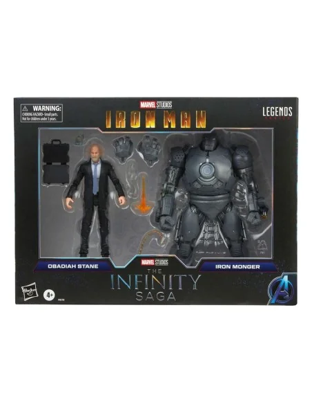 The Infinity Saga Marvel Legends Action Figures 2021 Obadiah Stane & Iron Monger (Iron Man) 15 cm - 1