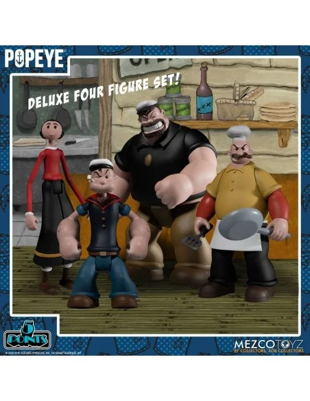 Popeye Deluxe Box Set Action Figures 5 Points 9 cm - 2 - 